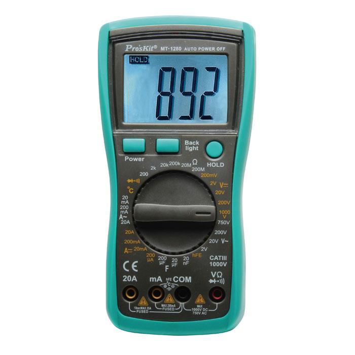 PROSKIT MT-1280 3 5/6 Digital Multimeter
